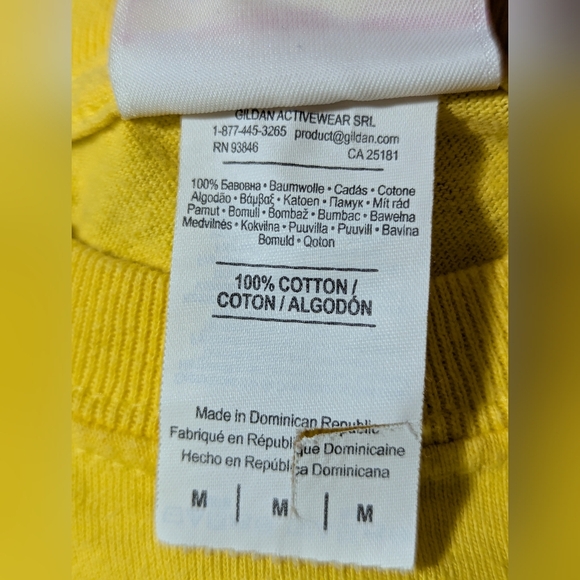 Vintage Y2K Dole Hawaii Yellow Unisex T-Shirt Size M - Picture 4 of 7